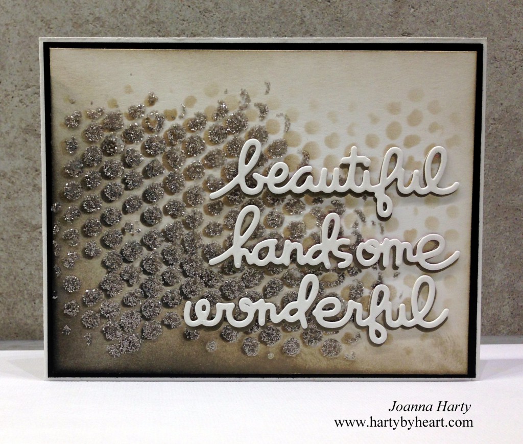 Card by Joanna Harty with dies from Paper Smooches,  www.hartybyheart.com