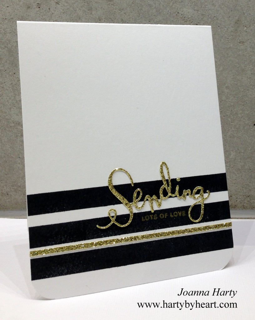 Sending lots of Love, card created by Joanna Harty using SSS and clearly besotted