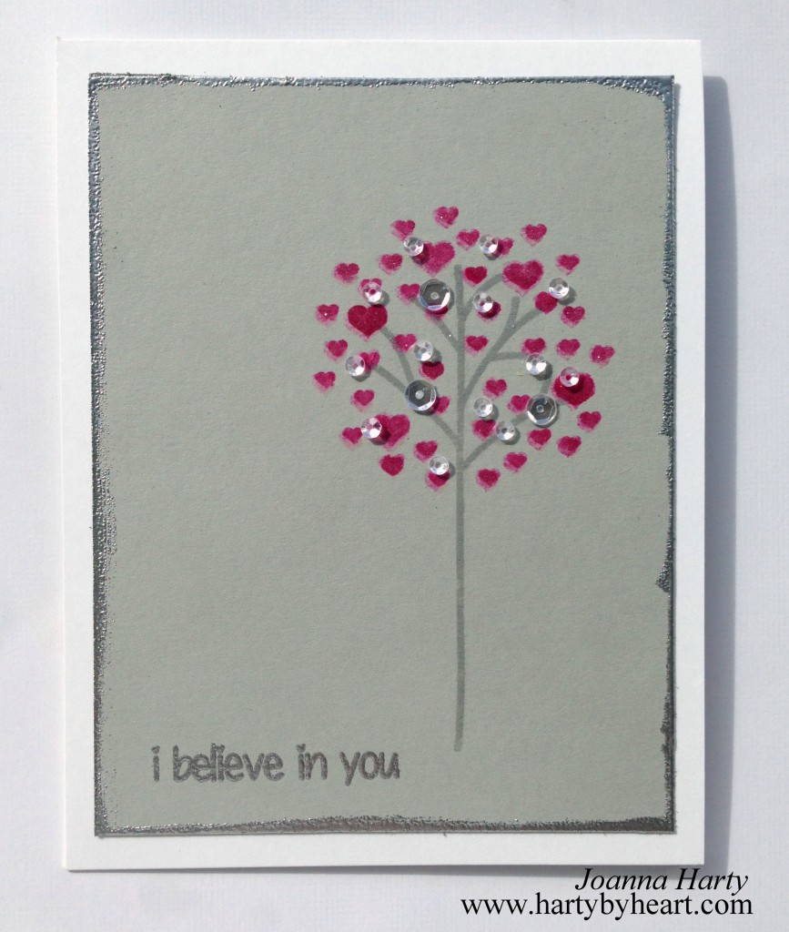 Card created by joanna Harty using Calm And Loving from CAS-ual Friday Stamps