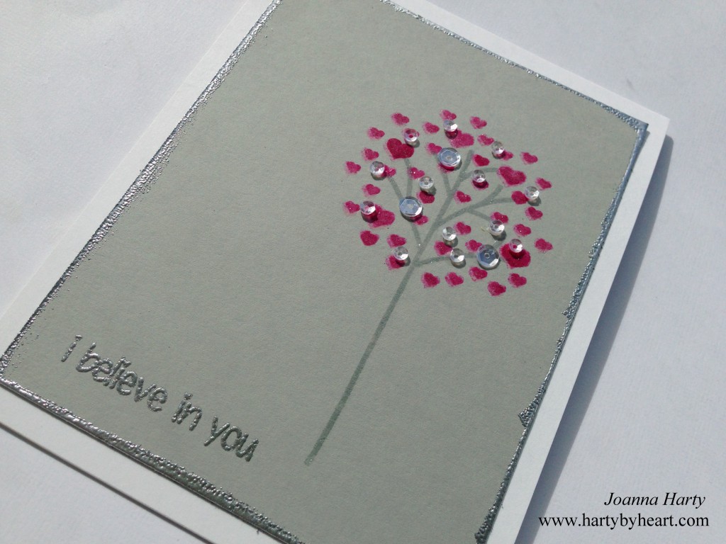 Card created by joanna Harty using Calm And Loving from CAS-ual Friday Stamps