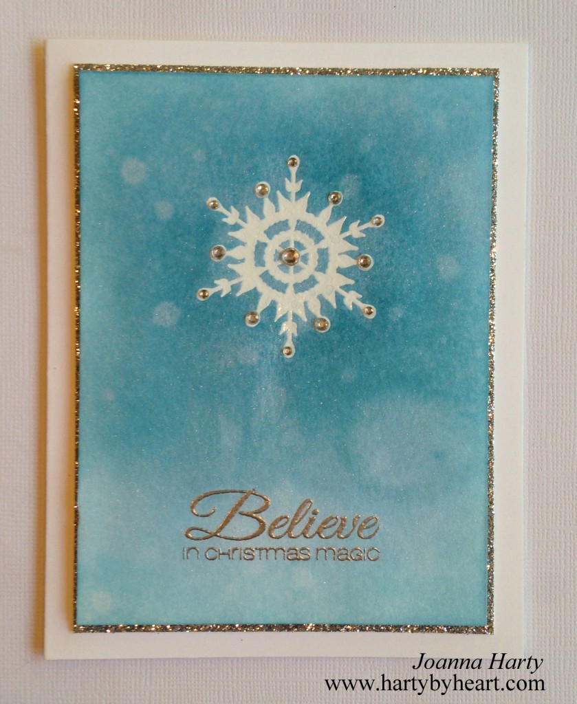 Christmas card created by Joanna Harty Using CAS-ual Friday Stamps