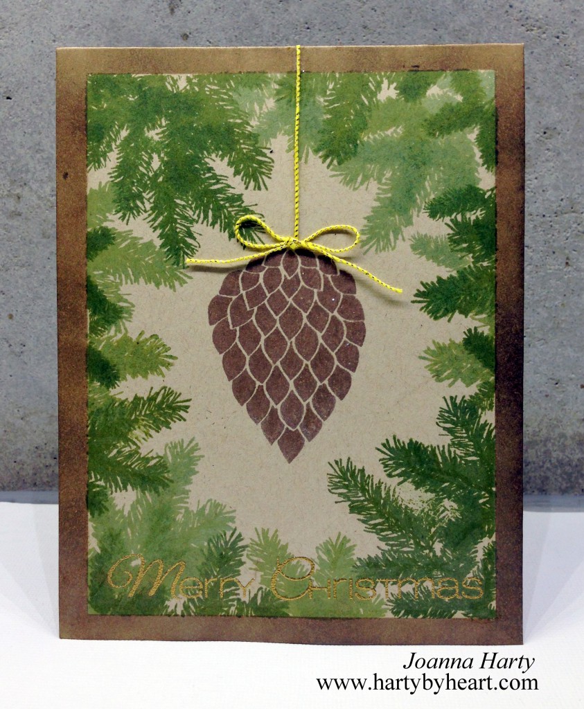 Christmas Card created by Joanna Harty using CAS-ual Fridays Stamps