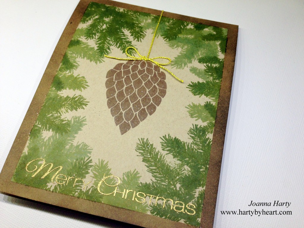 Christmas Card created by Joanna Harty using CAS-ual Fridays Stamps