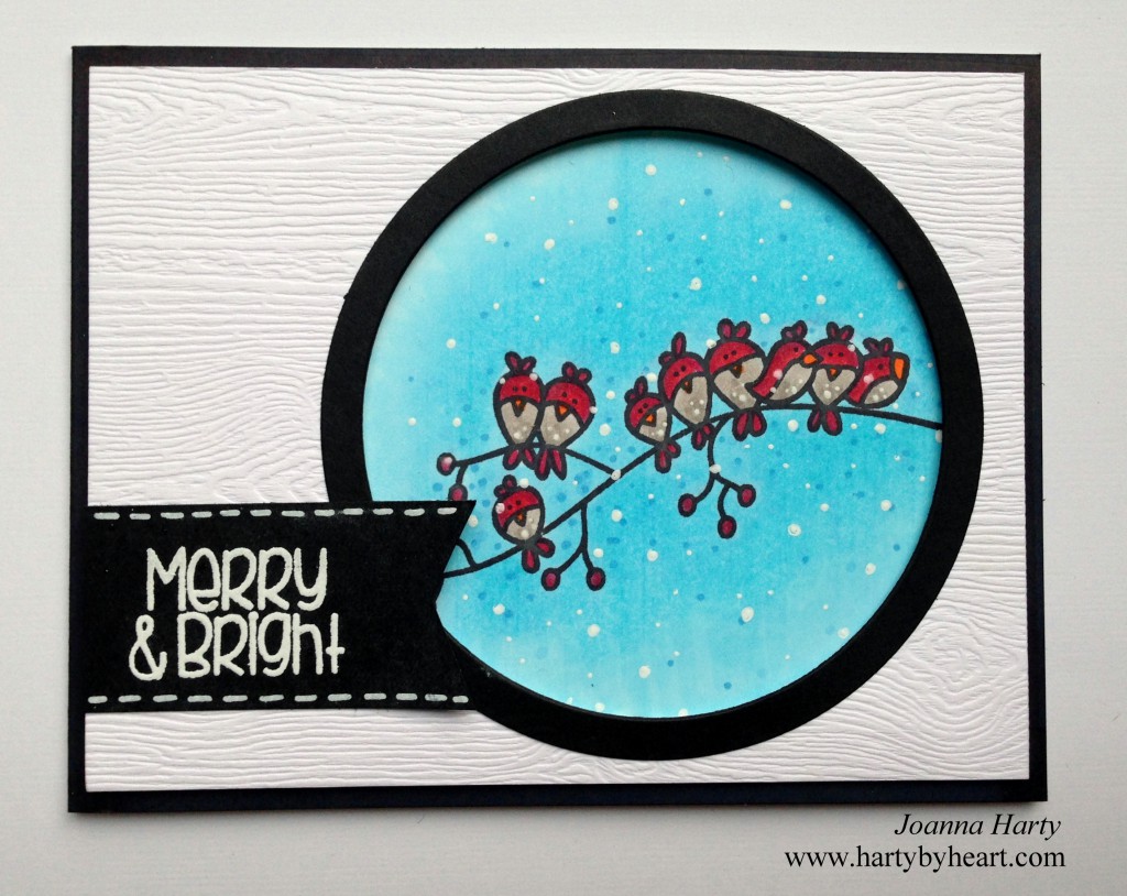 Christmas card created by Joanna Harty using TAWS