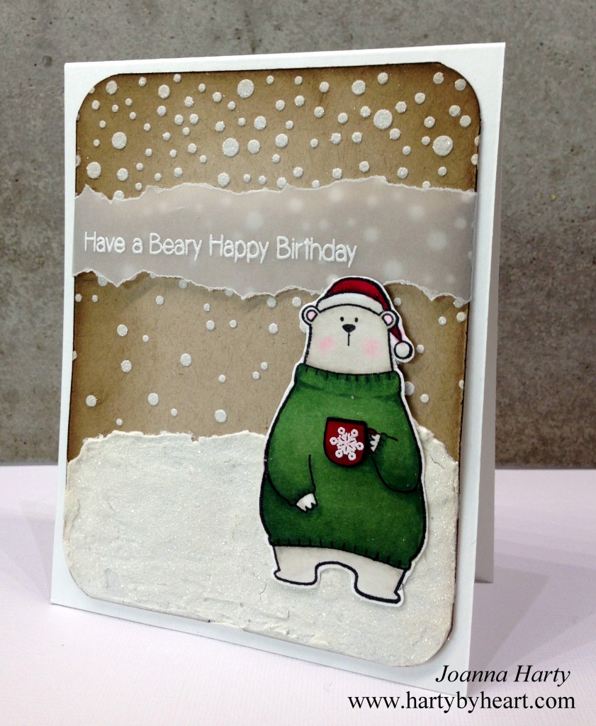 Happy Birthday card created by Joanna Harty using MFT Cool Day