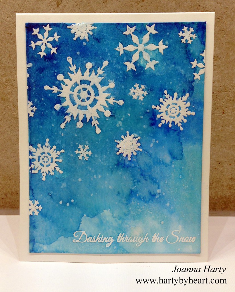 Christmas card created by Joanna Harty