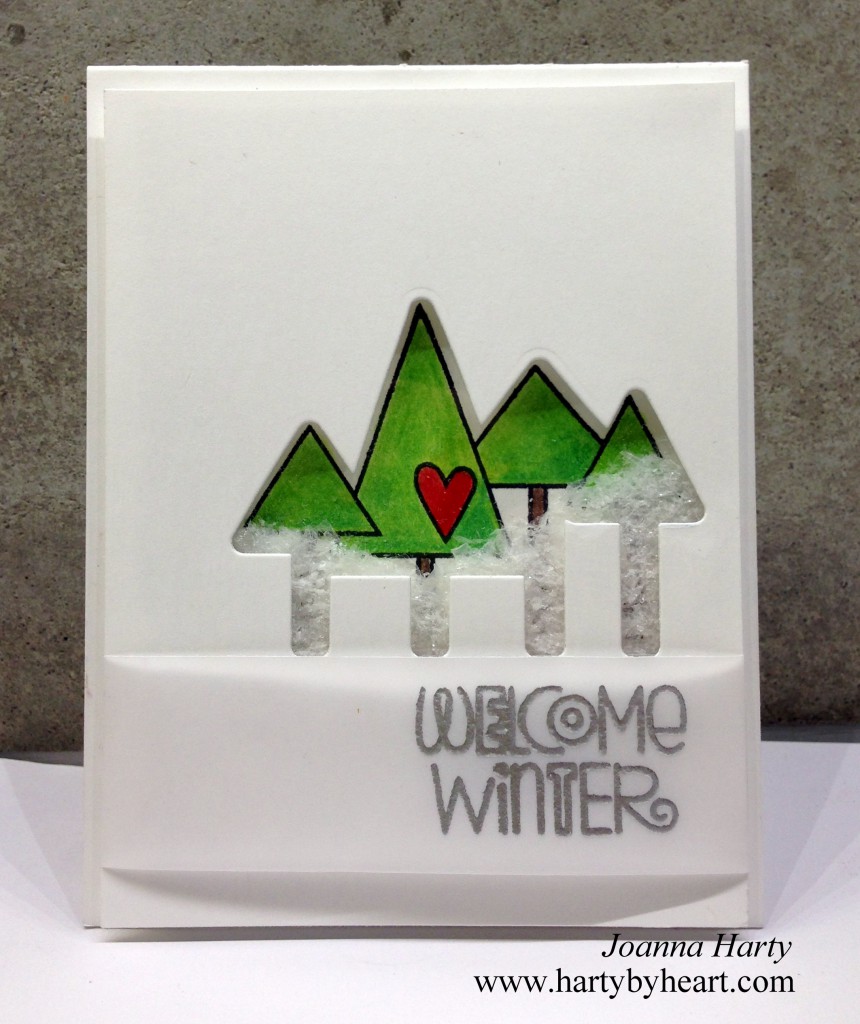 Shaker card created by Joanna Harty Using Paper Smooches