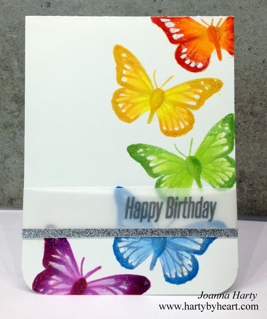 Happy Birthday card created by Joanna Harty using HLS