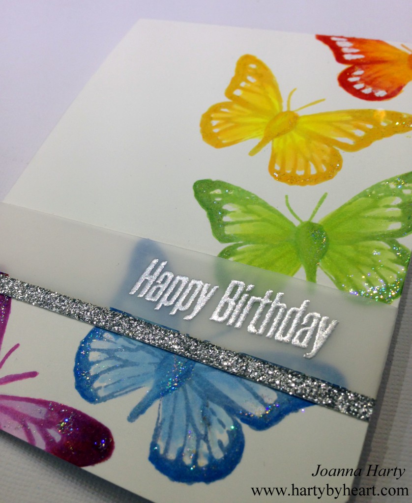 Happy Birthday card created by Joanna Harty using HLS